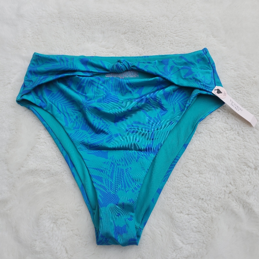 Victoria's Secret Blue High-Cut Bikini Size M